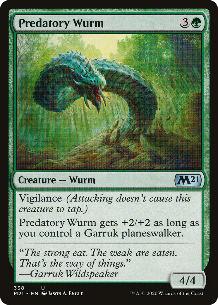 Predatory Wurm [Core Set 2021]-1