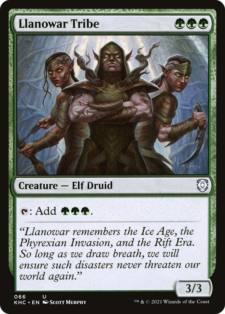 Llanowar Tribe [Kaldheim Commander]-1