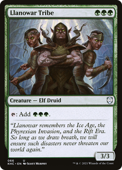 Llanowar Tribe [Kaldheim Commander]-1