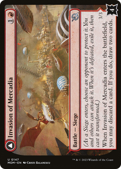 Invasion of Mercadia // Kyren Flamewright [March of the Machine]-3
