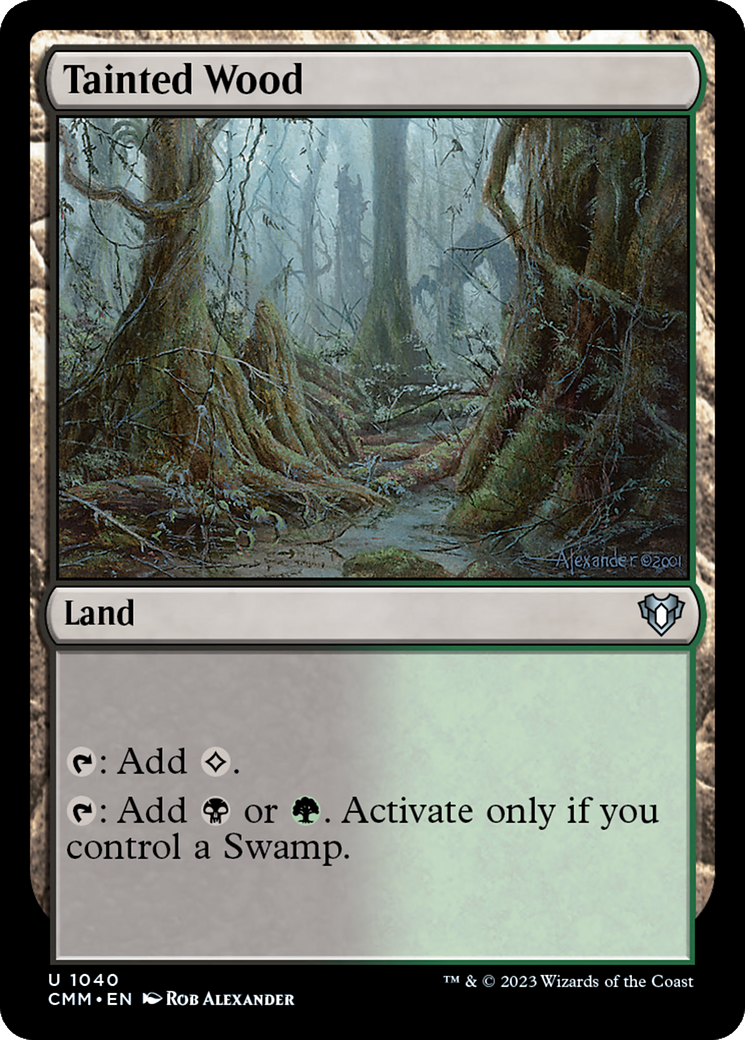 Tainted Wood [Commander Masters]-1