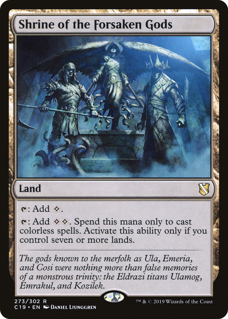 Shrine of the Forsaken Gods [Commander 2019]-1
