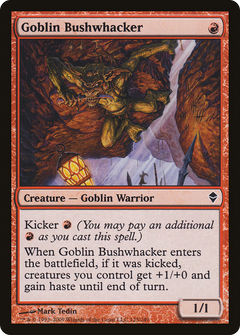 Goblin Bushwhacker [Zendikar]-1
