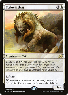 Cubwarden (Promo Pack) [Ikoria: Lair of Behemoths Promos]-1