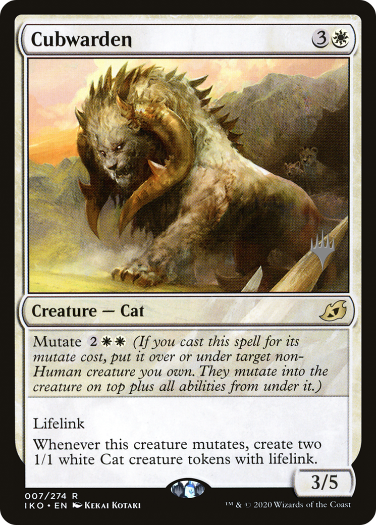 Cubwarden (Promo Pack) [Ikoria: Lair of Behemoths Promos]-1