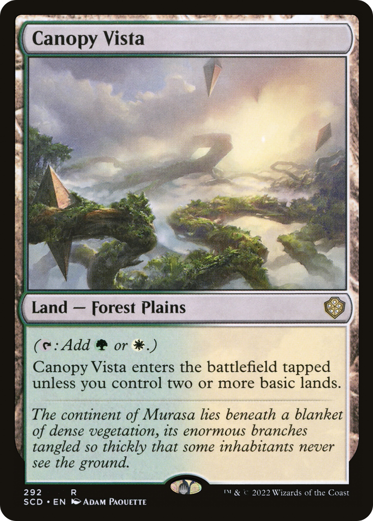 Canopy Vista [Starter Commander Decks]-1