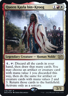 Queen Kayla bin-Kroog [The Brothers' War Prerelease Promos]-1