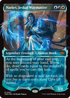Narset, Jeskai Waymaster (Showcase) (Japanese) [Tarkir: Dragonstorm]-1