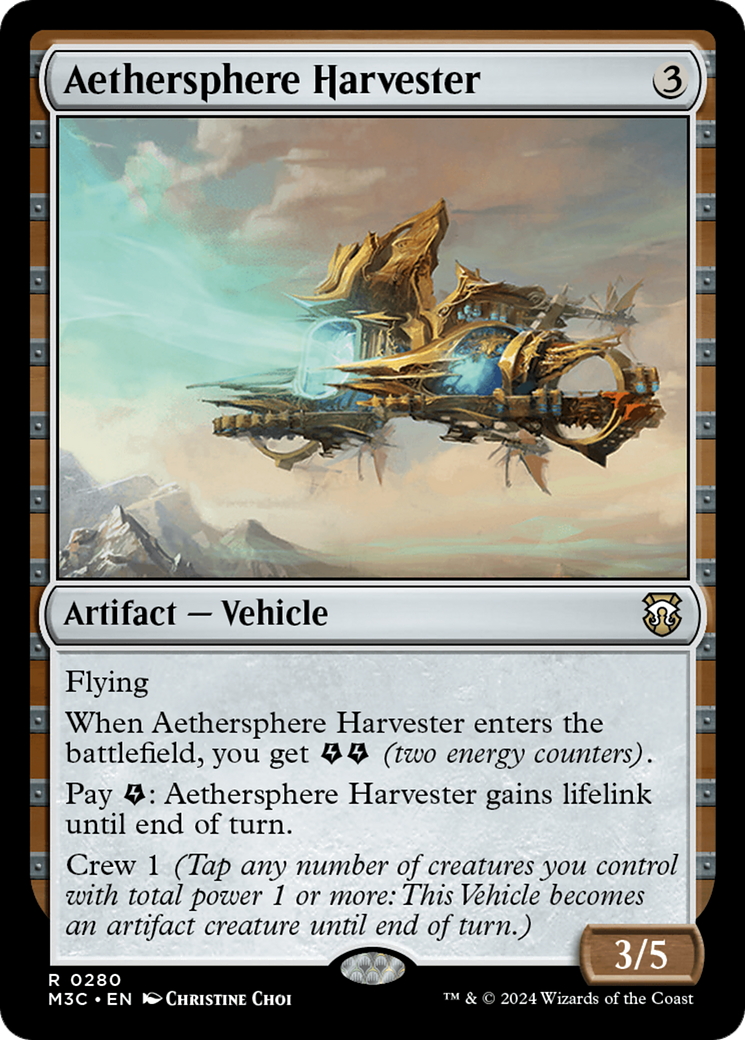 Aethersphere Harvester [Modern Horizons 3 Commander]-1