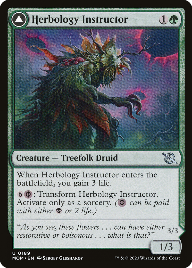 Herbology Instructor // Malady Invoker [March of the Machine]-3
