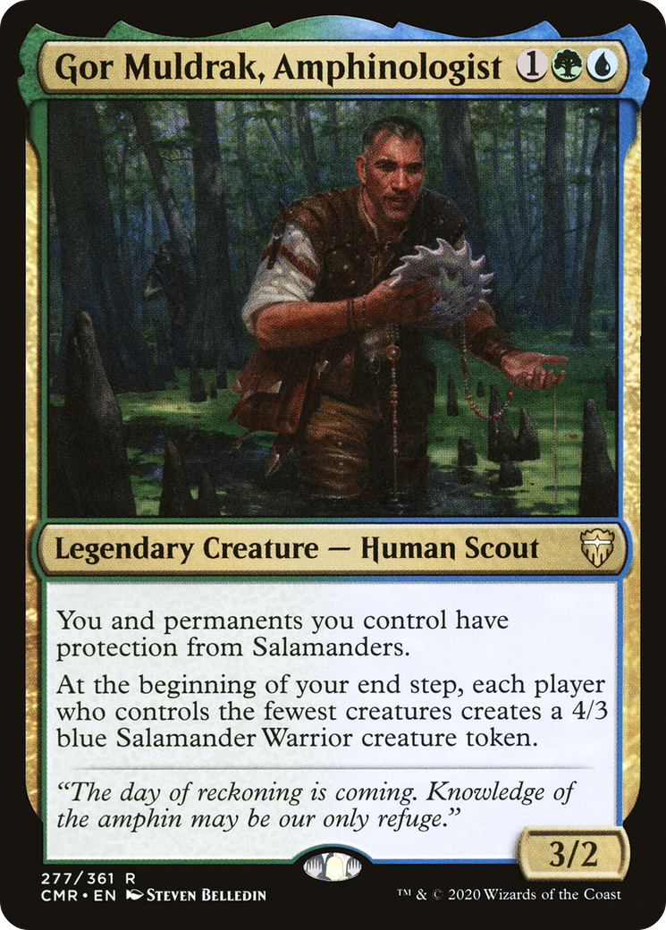 Gor Muldrak, Amphinologist [Commander Legends]-1