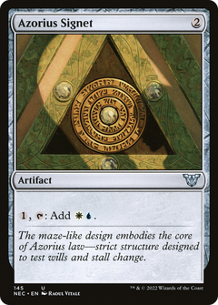 Azorius Signet [Kamigawa: Neon Dynasty Commander]-1