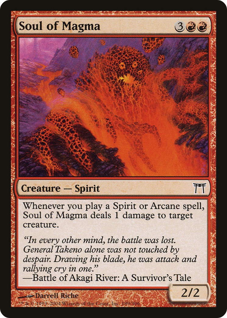 Soul of Magma [Champions of Kamigawa]-1