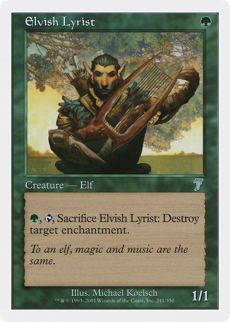 Elvish Lyrist [Seventh Edition]-1