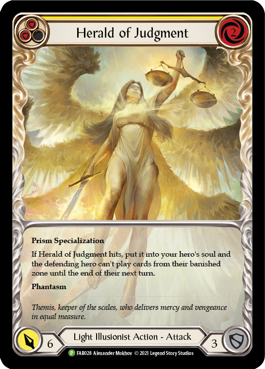 Herald of Judgment [FAB028] (Promo)  Rainbow Foil-1