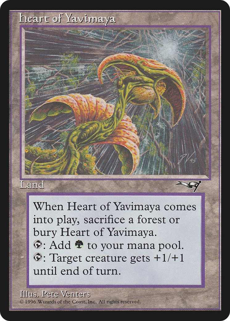 Heart of Yavimaya [Alliances]-1