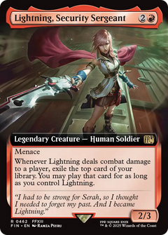 Lightning, Security Sergeant (Extended Art) [FINAL FANTASY]-1