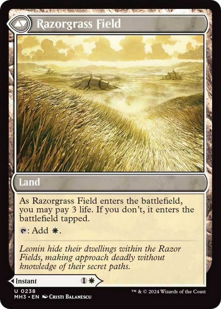 Razorgrass Ambush // Razorgrass Field [Modern Horizons 3]-2