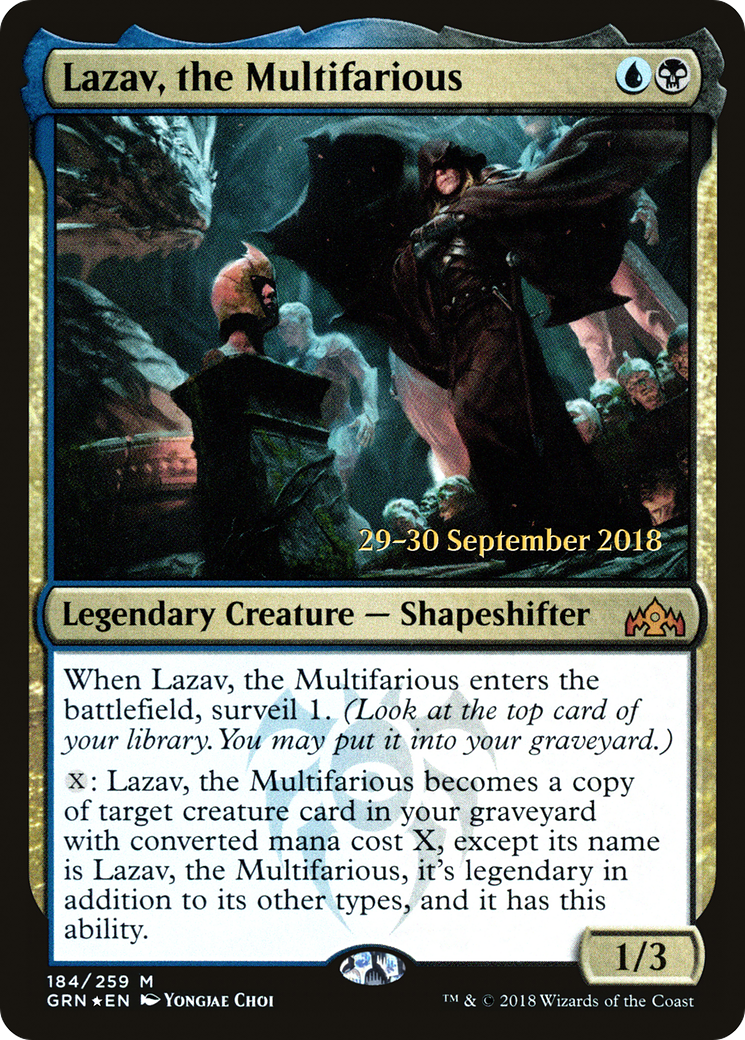 Lazav, the Multifarious [Guilds of Ravnica Prerelease Promos]-1