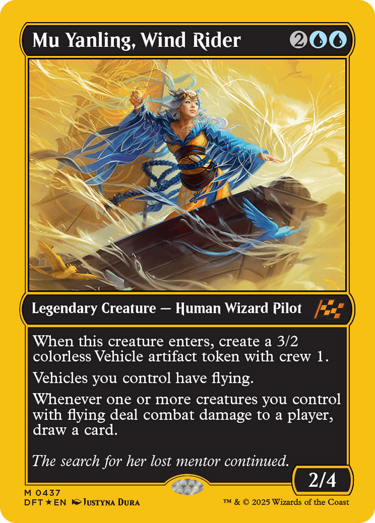 Mu Yanling, Wind Rider (First-Place Foil) [Aetherdrift]-1