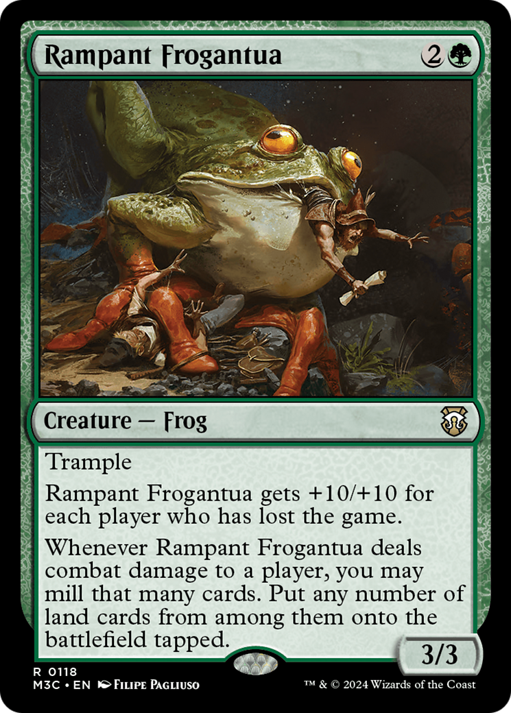 Rampant Frogantua [Modern Horizons 3 Commander]-1