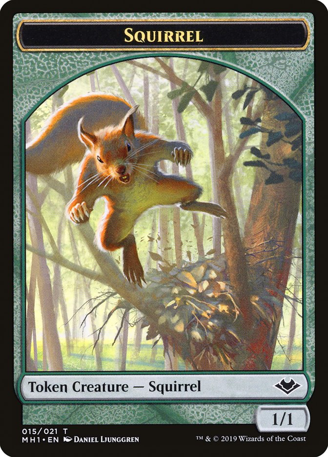 Soldier (004) // Squirrel (015) Double-Sided Token [Modern Horizons Tokens]-2