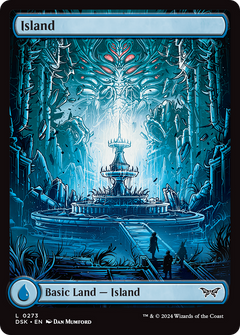 Island (273) - Full Art [Duskmourn: House of Horror]-1