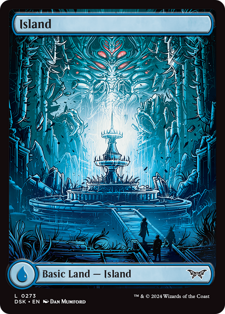 Island (273) - Full Art [Duskmourn: House of Horror]-1