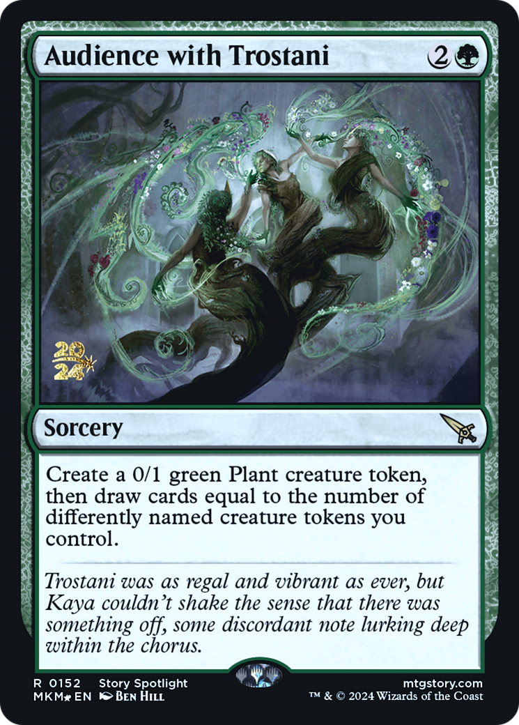 Audience with Trostani [Murders at Karlov Manor Prerelease Promos]-1