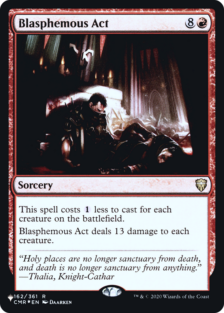 Blasphemous Act [Secret Lair: Heads I Win, Tails You Lose]-1