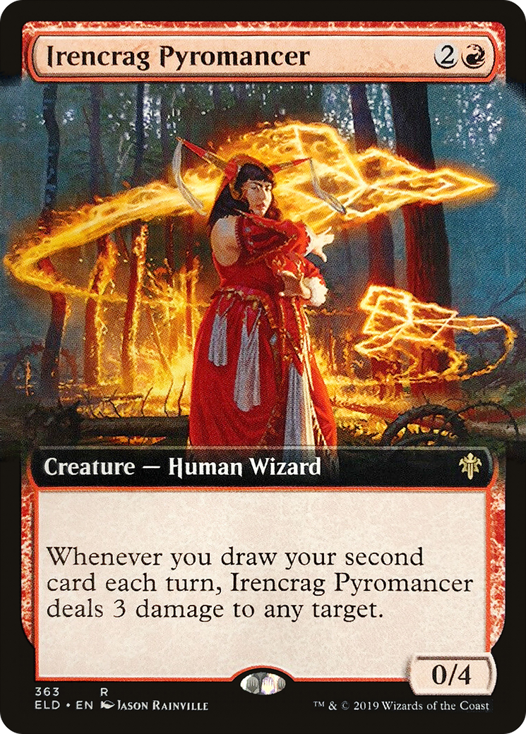 Irencrag Pyromancer (Extended Art) [Throne of Eldraine]-1