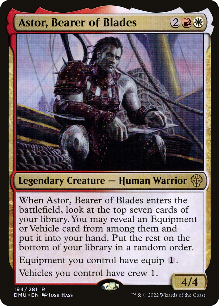 Astor, Bearer of Blades [Dominaria United]-1