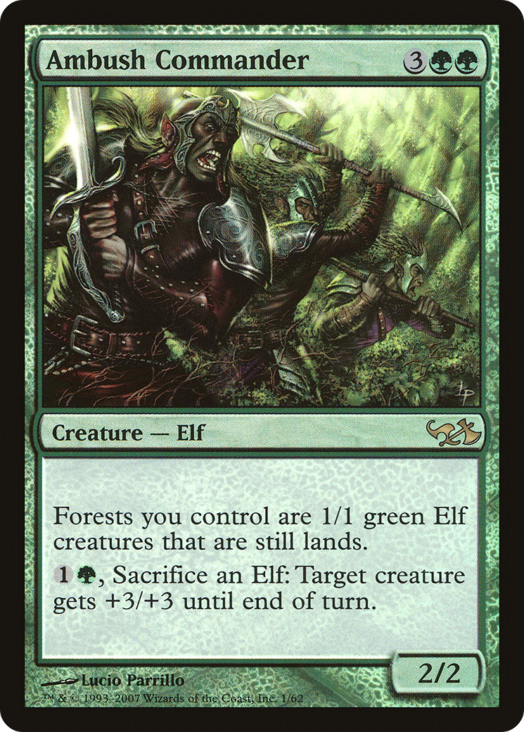Ambush Commander [Duel Decks: Elves vs. Goblins]-1