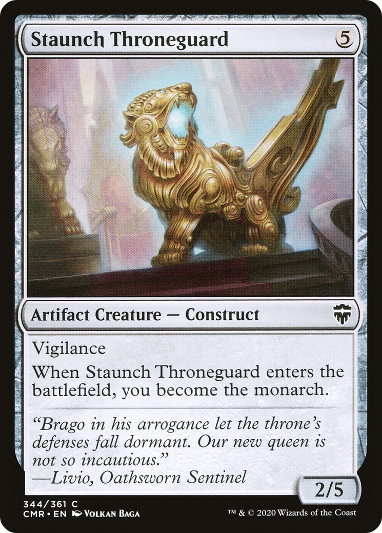 Staunch Throneguard [Commander Legends]-1