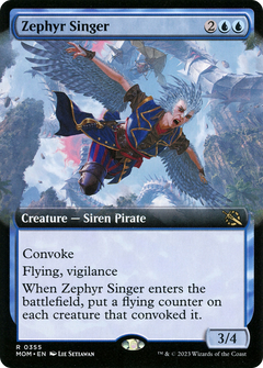 Zephyr Singer (Extended Art) (MOM-355) - March of the Machine: (Extended Art)-1