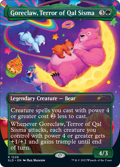 Goreclaw, Terror of Qal Sisma (Borderless) [Secret Lair Drop Series]-1