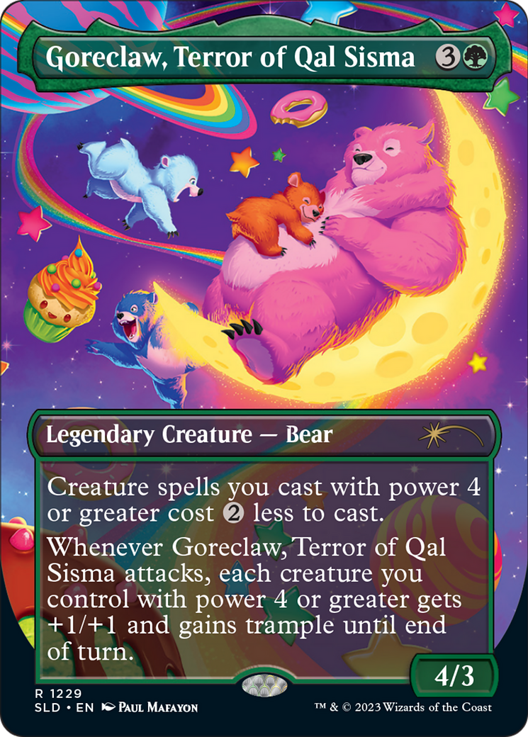 Goreclaw, Terror of Qal Sisma (Borderless) [Secret Lair Drop Series]-1