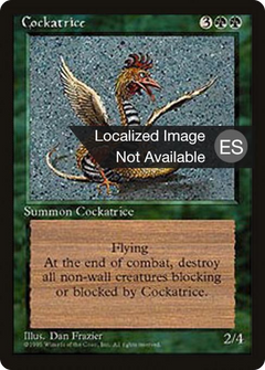 Cockatrice [Fourth Edition Foreign Black Border]-1