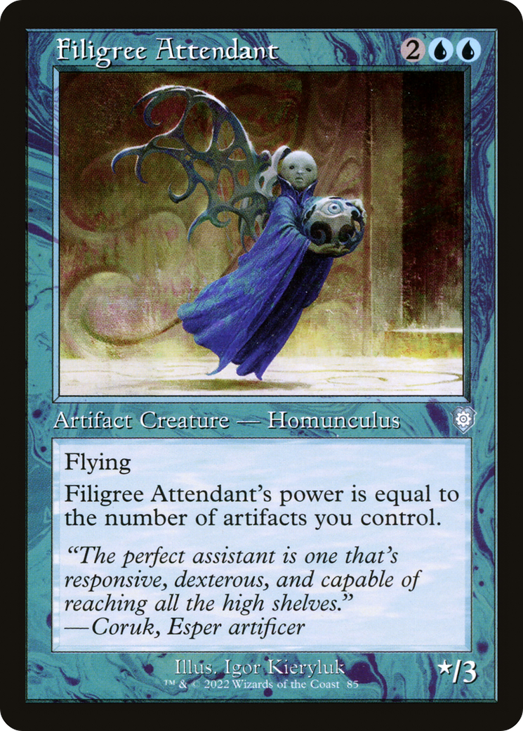 Filigree Attendant (Retro) [The Brothers' War Commander]-1