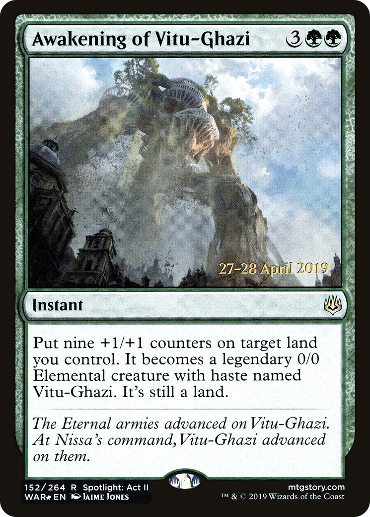 Awakening of Vitu-Ghazi [War of the Spark Prerelease Promos]-1