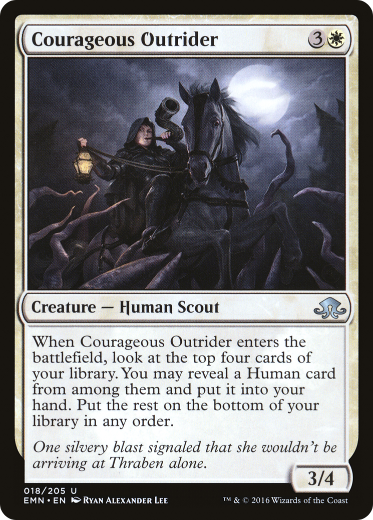 Courageous Outrider [Eldritch Moon]-1