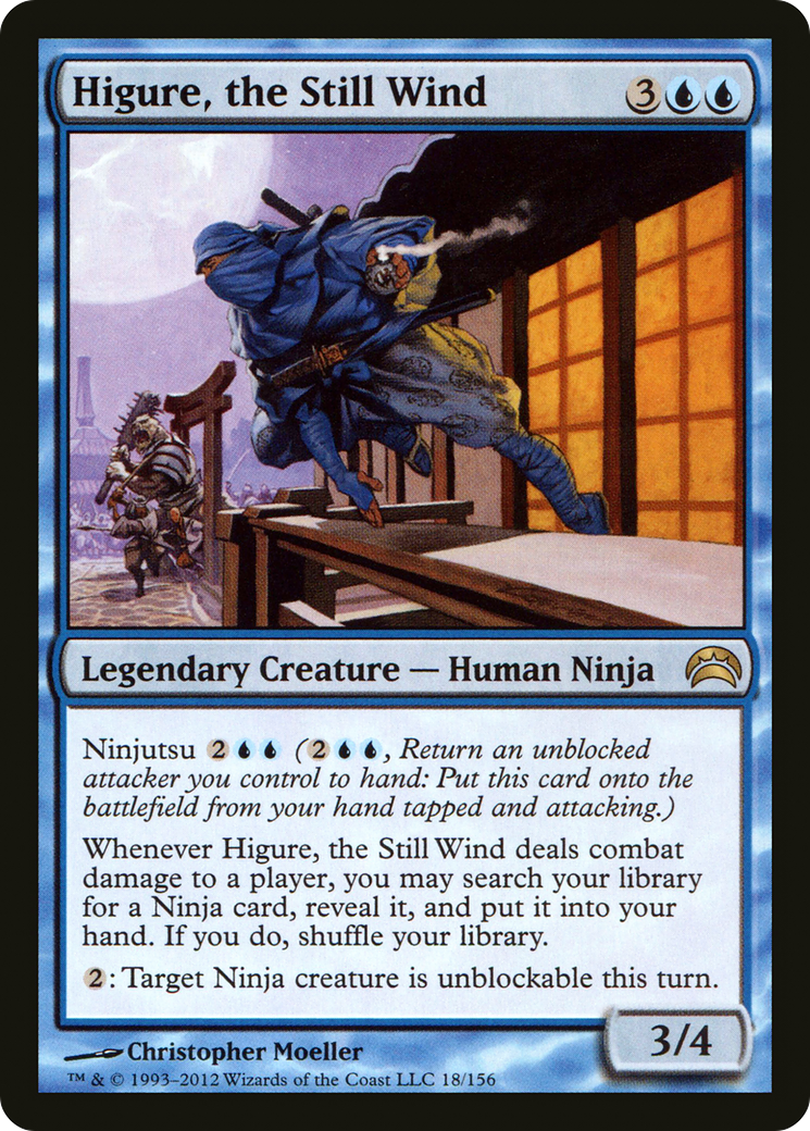 Higure, the Still Wind (PC2-018) - Planechase 2012 Foil-1