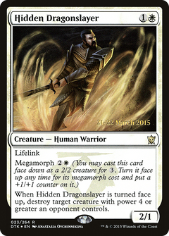 Hidden Dragonslayer [Dragons of Tarkir Prerelease Promos]-1