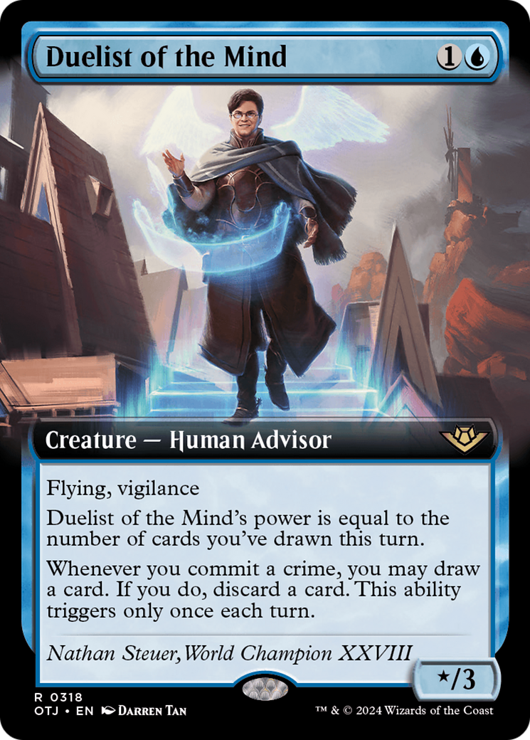 Duelist of the Mind (Extended Art) (OTJ-318) - Outlaws of Thunder Junction: (Extended Art)-1