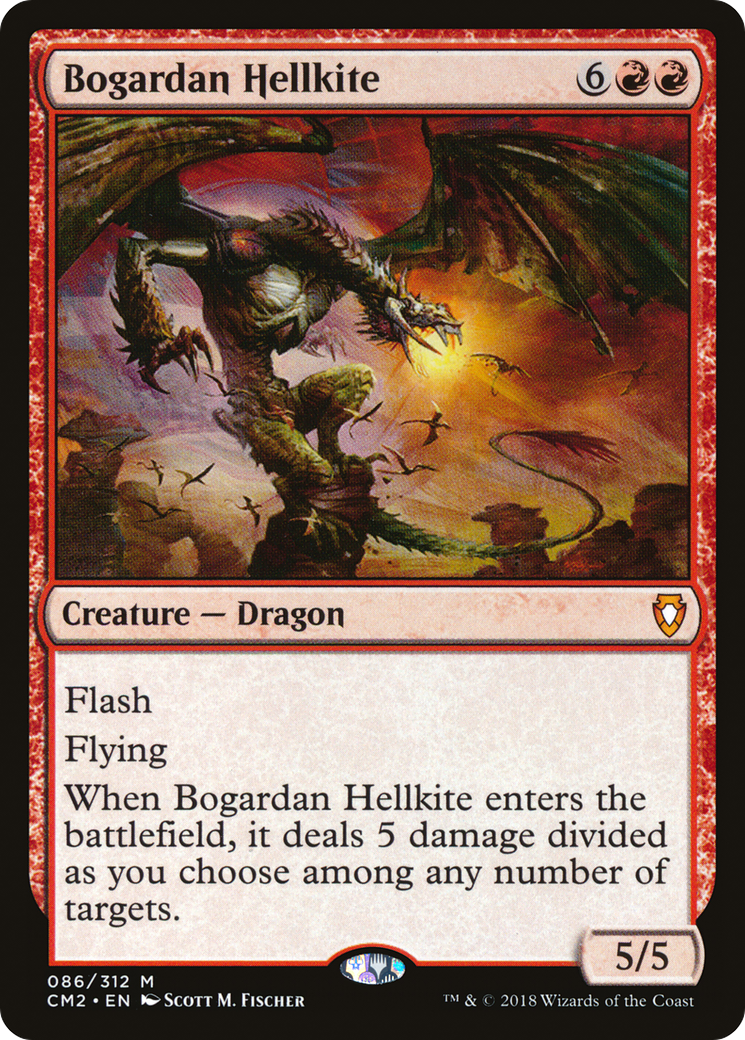 Bogardan Hellkite [Commander Anthology Volume II]-1