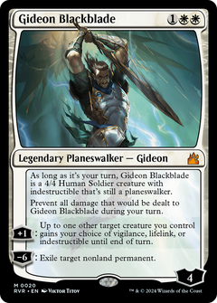 Gideon Blackblade [Ravnica Remastered]-1
