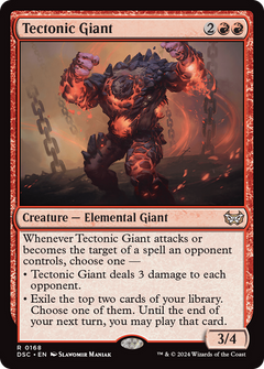 Tectonic Giant [Duskmourn: House of Horror Commander]-1