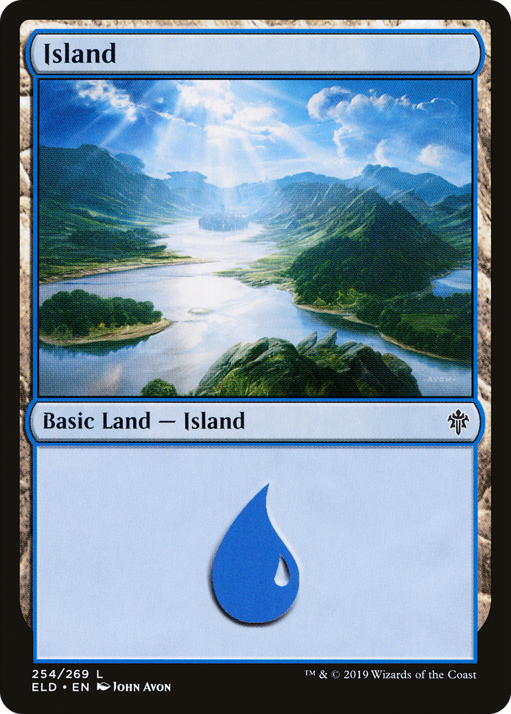 Island (254) [Throne of Eldraine]-1