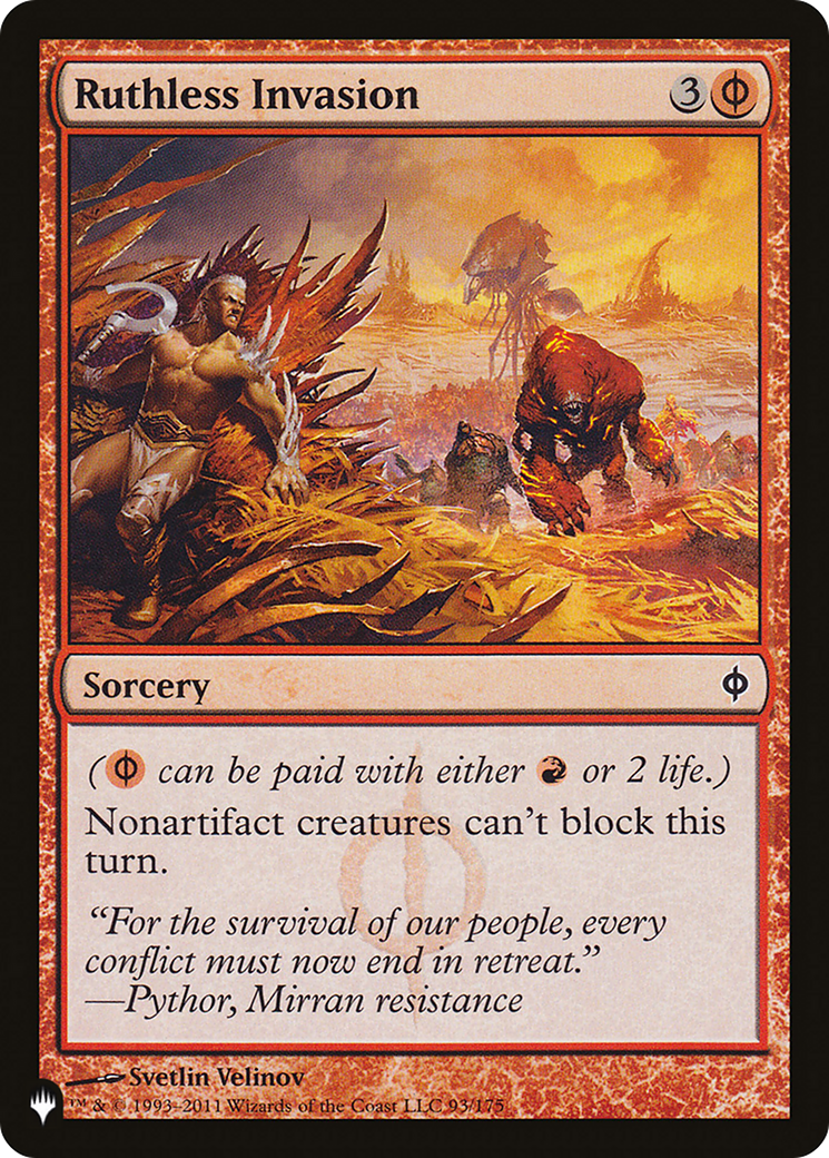 Ruthless Invasion [The List]-1