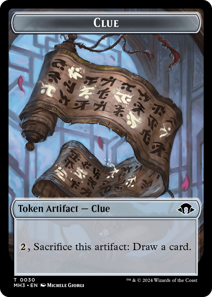 Clue Token // Energy Reserve Double-Sided Token [Modern Horizons 3 Tokens]-1